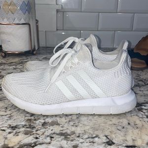 Adidas white sneakers